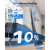 Cardirun Walking Pad with Incline, 6 in 1 Folding Treadmills, 4 Controls