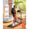 8 Toputure 6 in 1 Folding Treadmill with Retractable Handrail
