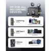Hollyland Lark M2 Wireless Lavalier Microphone (2TX+3RX) Compatible with Camera