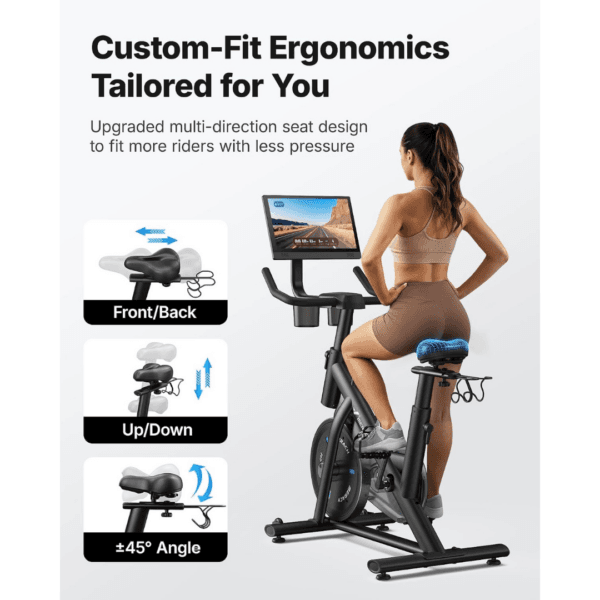 MERACH Exercise Bike, Smart Training System, Quiet Comfort Ride
