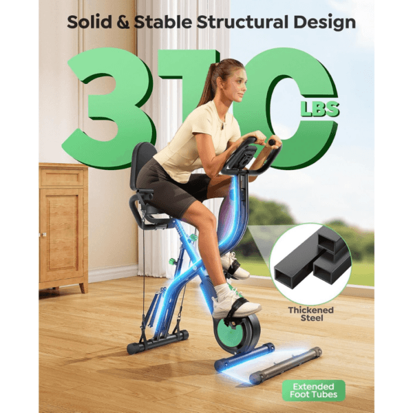 Toputure Exercise Bike with LCD Display