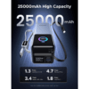 8 UGREEN Nexode 200W 25,000mAh Power Bank Smart Display and Retractable Cable