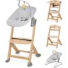 Kinderkraft ENOCK Wooden Highchair + Baby Bouncer CALMEE