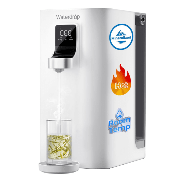 8 Waterdrop K19-HG Instant Heat Mineralized Countertop Reverse Osmosis System