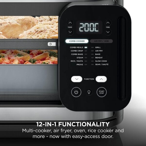 Ninja Combi 12-in-1 Multi-Cooker, Oven & Air Fryer, Grey SFP700UK