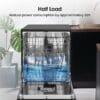 Hisense HS622E90BUK Freestanding Standard Dishwasher 85cm High - E Rated 24 x 23 x 33 inches (L x W x H) [Energy Class E] [Energy Class E]