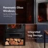 810VwWZ26EL._AC_SL1500_ Vonhaus Electric Log Burner 2000W β 2 Heat Settings β Black