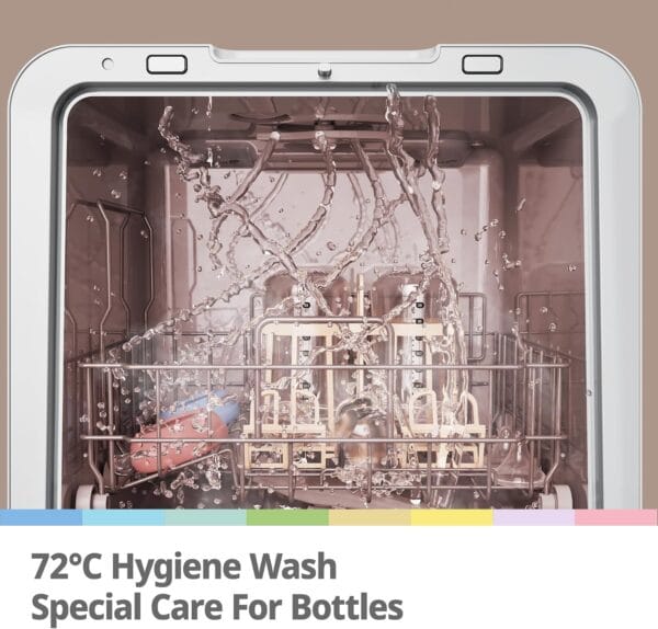 COMFEE' Table Top Dishwasher No Plumbing with 6L Water Tank [Energy Class D]