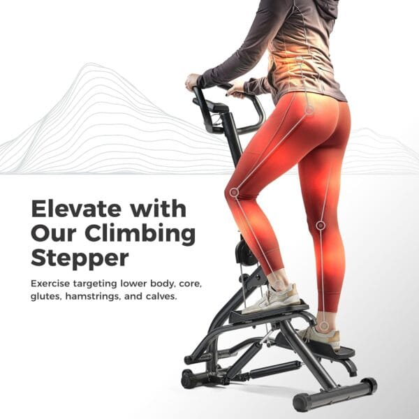 Sunny Health & Fitness Mountain Climb Stair Stepper w/Extended Step Range