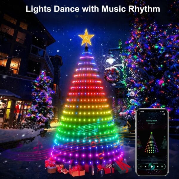 812FecCS9TL._AC_SL1500_ Smart Christmas Tree Lights 2.1m