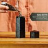 HexClad Tabletop Salt and Pepper Mill Set & Carrying Caddy Holder
