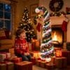 5 Ft Pop Up Christmas Tree with 16.5 Ft String Lights
