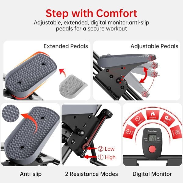 Upgraded Stair Stepper for Home Gym
