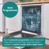 Bosch Series 2 SMS26AW08G Freestanding Dishwasher, 60cm, White [Energy Class E]