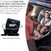 Kinderkraft I-Grow Child Car Seat