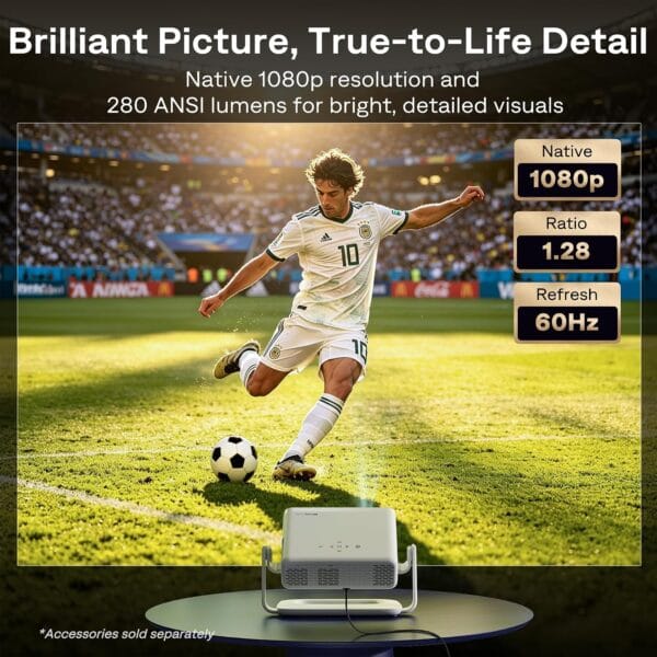 Aurzen Roku TV Projector
