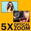 Kodak PIXPRO FZ55 1/2.3" Compact camera 16 MP CMOS 4608 x 3456 pixels Red