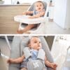 Twinly Alaia Baby High Chair 5-in-1 with Newborn Bouncer, White