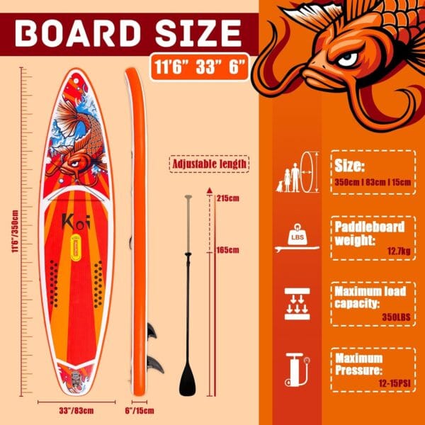 FunWater Inflatable Stand Up Paddle Board