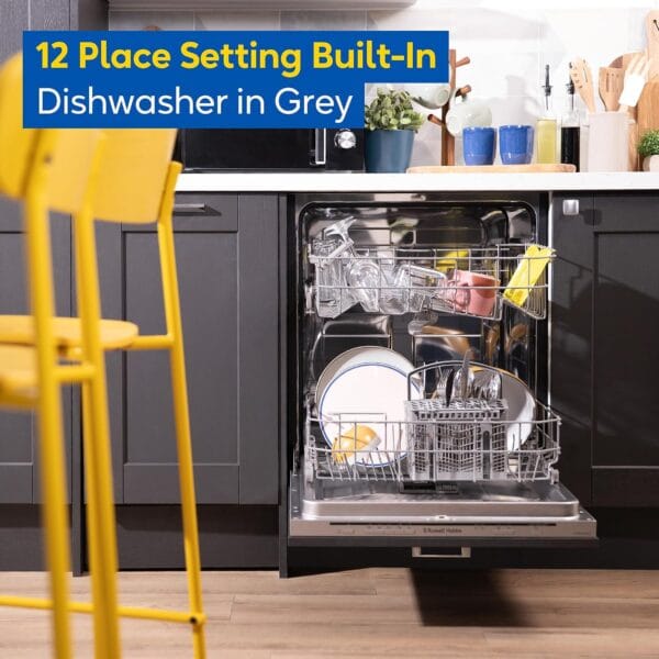 Russell Hobbs Fully Integrated, Built-In Dishwasher, Class E