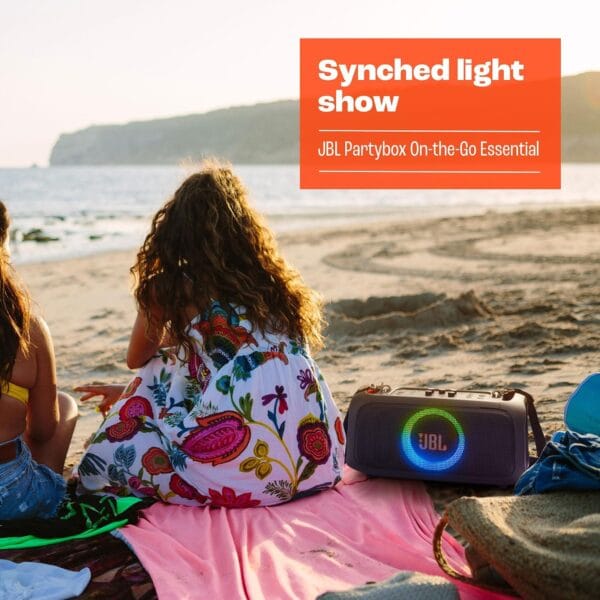 JBL PartyBox On-The-Go Essential Portable Bluetooth Light Effect Speaker