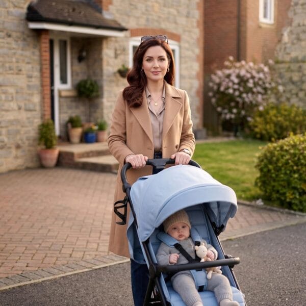 My Babiie MB160 Pushchair from Birth to 4 Years (22kg) – Blue