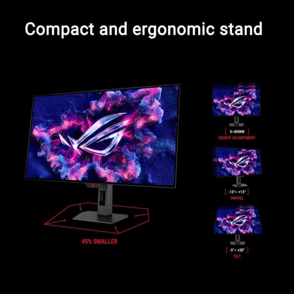 ASUS ROG Strix OLED XG32UCWMG monitor, 32" 4K TrueBlack Glossy