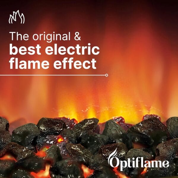 Dimplex Tango Optiflame 2KW Freestanding Electric Stove Fire, Coal Fuel bed