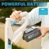 swift 40V 22cm Cordless Brushless Lawnmower for Small Garden