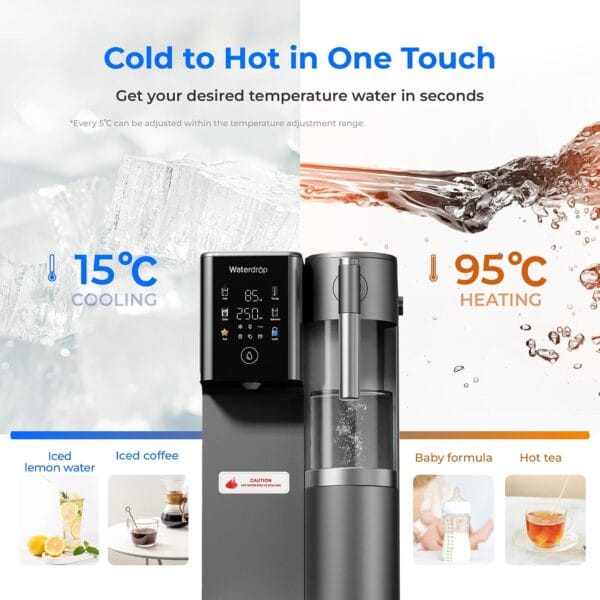 Waterdrop A2 Hot and Cold Countertop Reverse Osmosis System