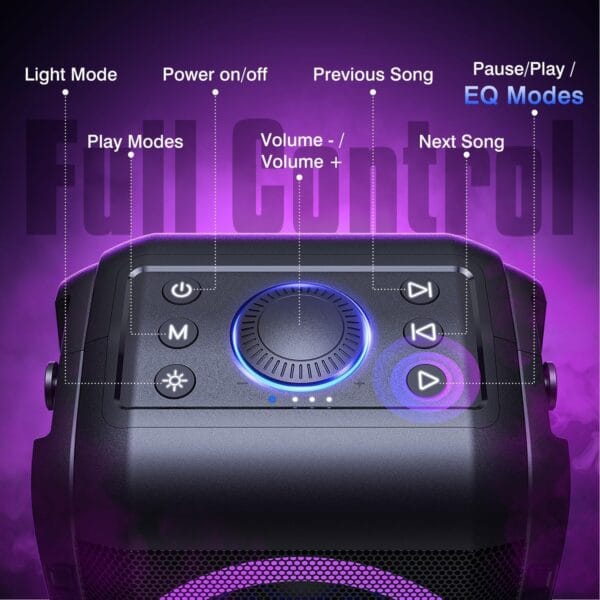 81CvuWYVu8L._AC_SL1500_ W-KING Bluetooth Speaker Loud, 180W Max Portable Party Wireless Speakers