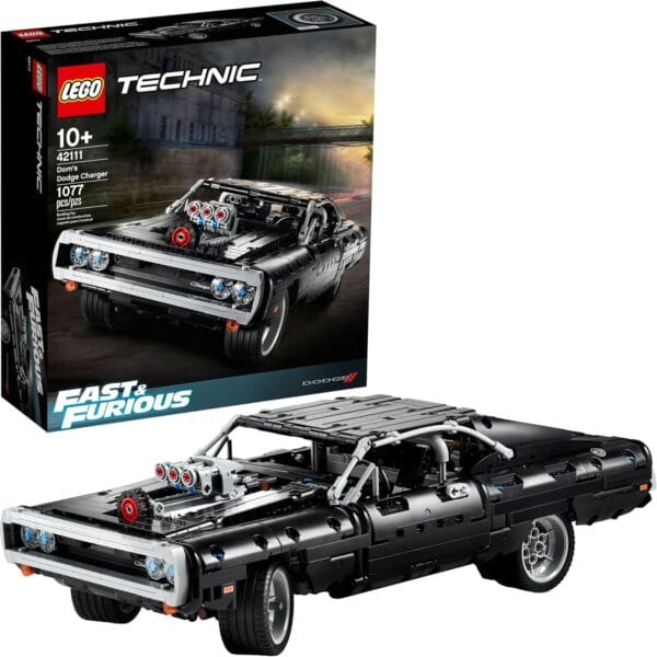LEGO Technic Fast & Furious Dom's Dodge Charger 42111 Race Car Building Set