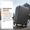 Travely Polycarbonate XL Suitcase Large 77cm