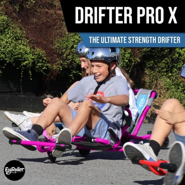 81GRu5OfolL._AC_SL1500_ EzyRoller Drifter Pro X Trike - Trike for Youth and Kids Ages 10+ and Adults, Trike Trike (Pink)