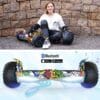 RCB Hoverboard and Kart Bundle for Kids with Hoverkart Set