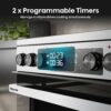 Hisense Hi6 Max 60cm Electric Cooker with Ceramic Hob HDCEC6C20W - White - A Rated [Energy Class A]