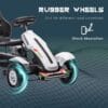 81I3K4KMy+L._AC_SL1500_ HOMCOM Pedal Go Kart for Kids, Adjustable Seat, Ages 5-12 Years, White