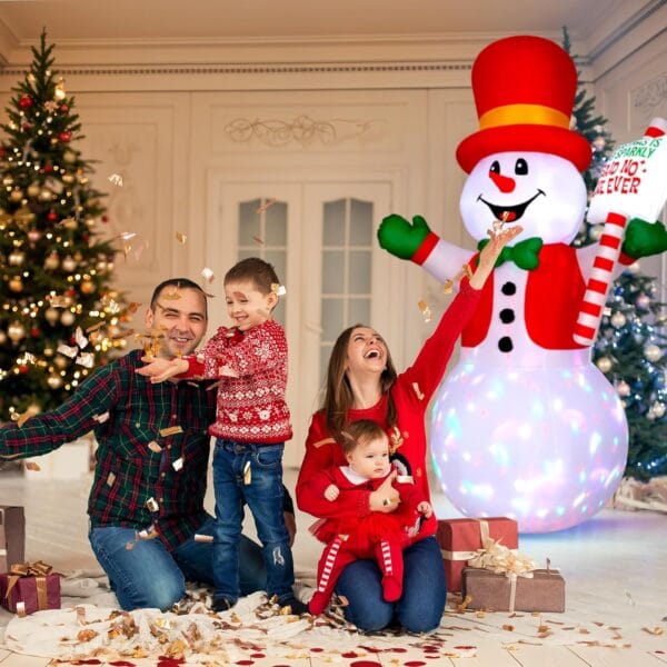 81JxXBUktBL._AC_SL1500_ 8FT Christmas Inflatable Outdoor Decoration Snowman