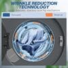 HOMCOM Vented Tumble Dryer 5kg Wet Laundry/3kg Dry Capacity 1000W Grey [Energy Class G]