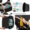 Kinderkraft ESME 3-in-1 Travel System with Mink PRO I-Size Car Seat, Grey