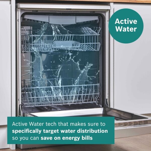 Bosch Series 4 SPV4EMX17G Fully Integrated Slimline Dishwasher, 45cm [Energy Class B]10.4