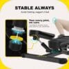 ZIWWVY Stepper Machine with Resistance Bands