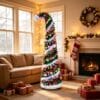 5 Ft Pop Up Christmas Tree with 16.5 Ft String Lights
