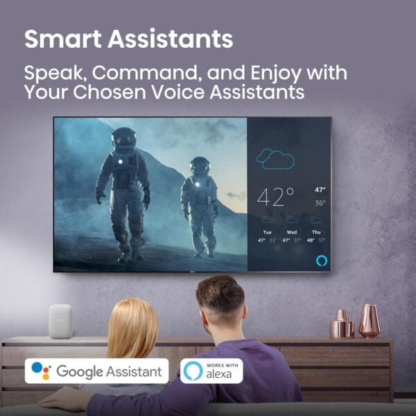Hisense 40" 40A4QTUK FHD LED TV with Freely - Direct Lit LED, Dolby Audio, Natural Colour Enhancer, Games Mode, Sports Mode, Disney +, YouTube, Netflix [Energy Class F]