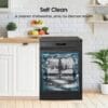 Hisense HS622E90BUK Freestanding Standard Dishwasher 85cm High - E Rated 24 x 23 x 33 inches (L x W x H) [Energy Class E] [Energy Class E]