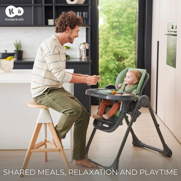 Kinderkraft Tummie 2-in-1 High Chair & Bouncer