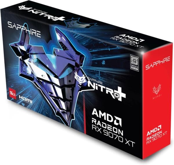 Sapphire NITRO+ AMD RADEON™ RX 9070 XT GAMING OC 16GB DUAL HDMI/DUAL DP