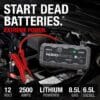 NOCO Boost X GBX75 2500A Jump Starter Power Pack - 8.5L Petrol, 6.5L Diesel