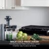 Ninja Cold Press Juicer Machine with Jug & Pulp Container