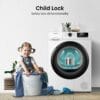 Hisense DH1Q802BW2 60cm Freestanding 8 KG Heatpump Front Load Tumble Dryer